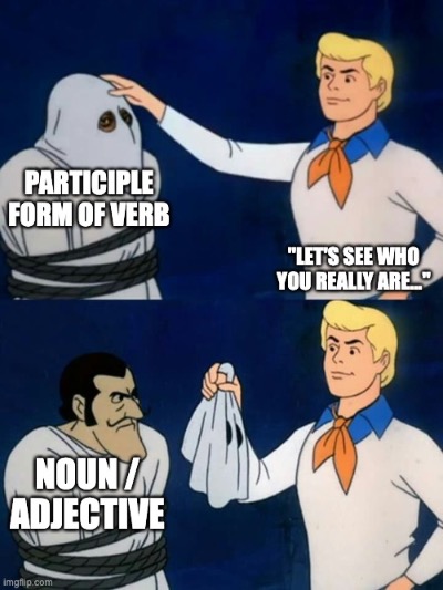 participle meme